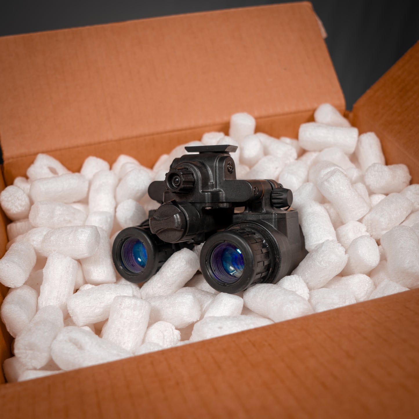 L3 Harris PVS-31A Dual Tube Night Vision Goggle w/ White Phosphor 2376 MIN FOM Unfilmed Tubes