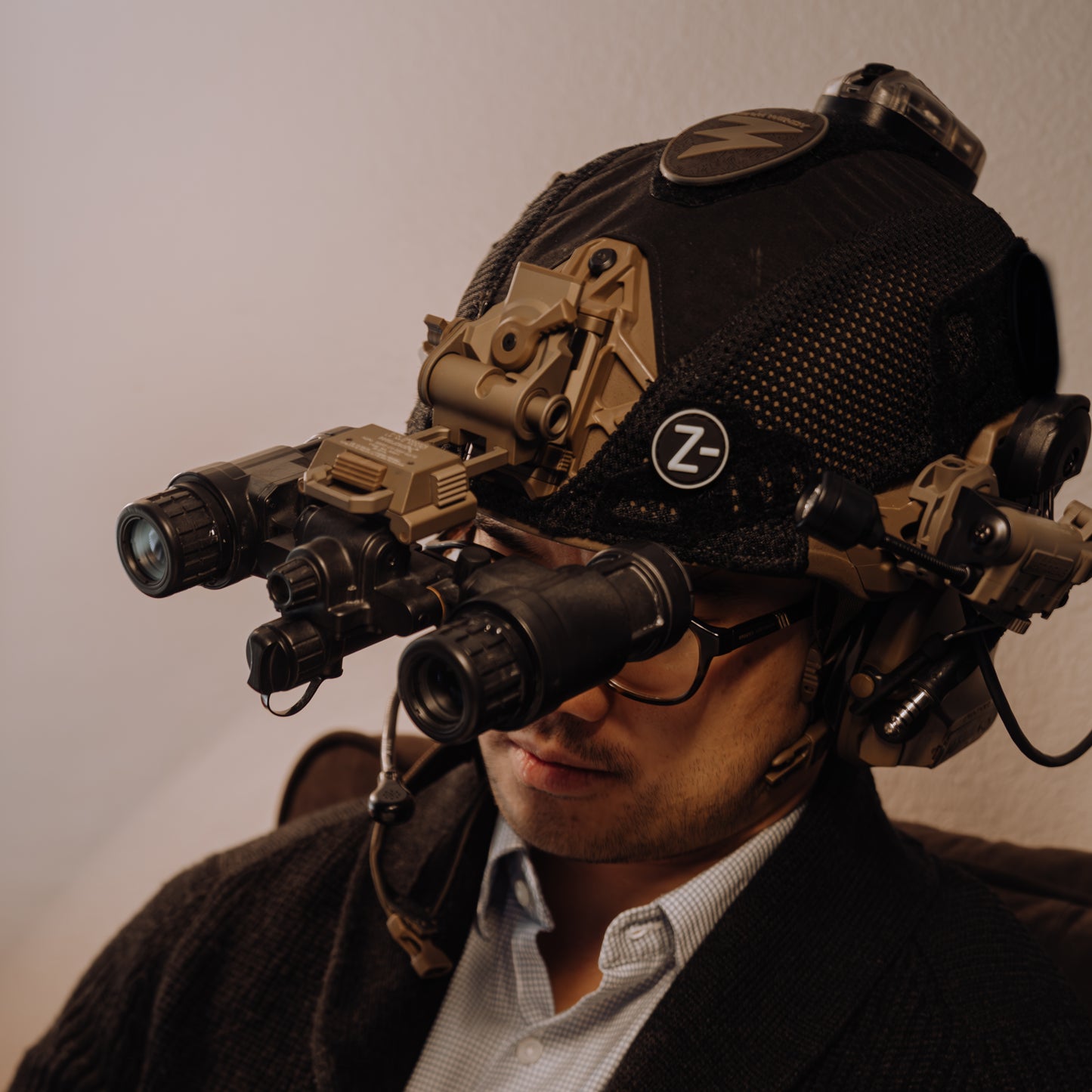 L3 Harris PVS-31A Dual Tube Night Vision Goggle w/ White Phosphor 2376 MIN FOM Unfilmed Tubes